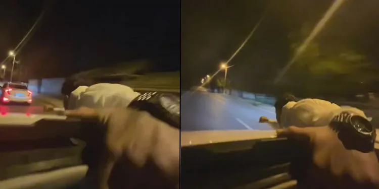 Kendini “Superman” zanneden genç, yürekleri ağza getirdi