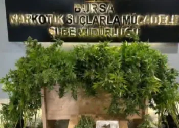 Bursa’da uyuşturucu imalathanesine şok baskın