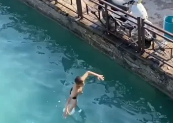 Havaların ısınmasıyla tehlikeli atlayışı başladı