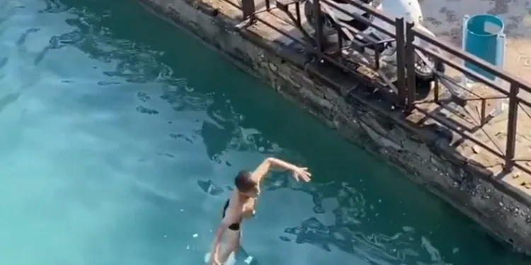 Havaların ısınmasıyla tehlikeli atlayışı başladı