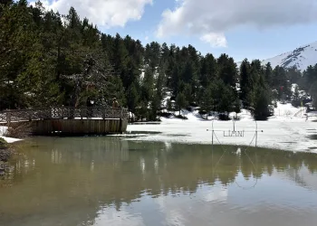 Limni Gölü’nde yılın son karı