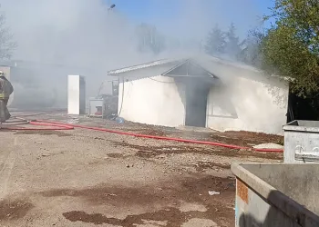 Yediemin otoparkında yangın paniği