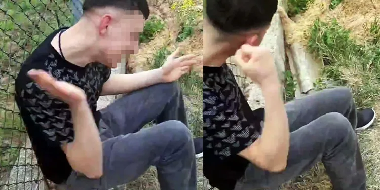 Kazanın ardından kendini tokatlayıp yumruklamaya başladı