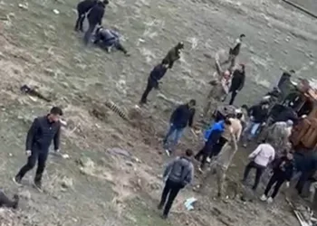 Van’da askeri araç kaza yaptı