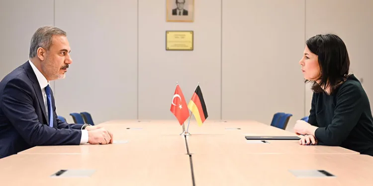 Bakan Fidan, Alman mevkidaşı Baerbock ile görüştü