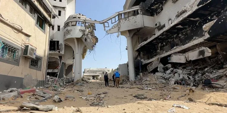 Şifa Hastanesi harabeye döndü