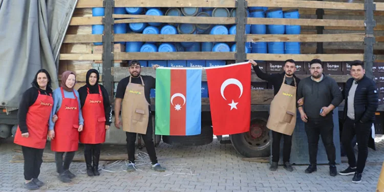 Kadın girişimci ilk ihracatını Azerbaycan’a yaptı