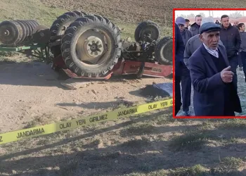 Devrilen traktörün altına kalan şahıs hayatını kaybetti