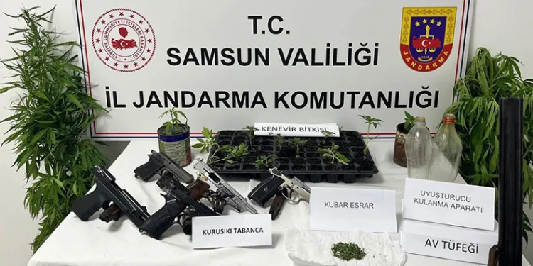 Jandarma 2 kişiyi uyuşturucu ile yakaladı