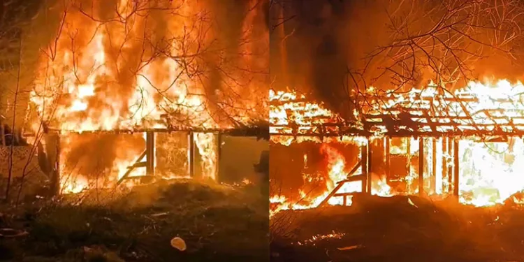 Sakarya’da baraka alev topuna döndü