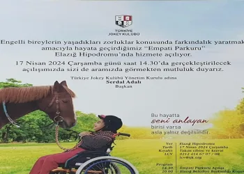 Elazığ Hipodromu’nda empati parkuru kuruluyor