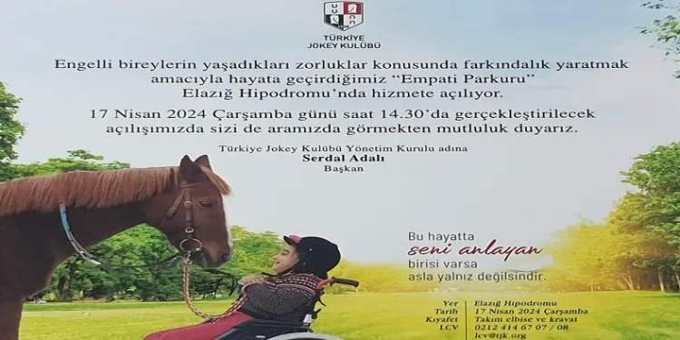 Elazığ Hipodromu’nda empati parkuru kuruluyor