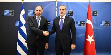 Dışişleri Bakanı Hakan Fidan, Yunanistan Dışişleri Bakanı Giorgos Gerapetritis ile bir araya geldi