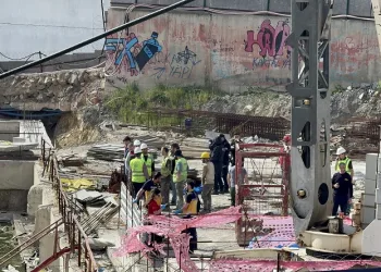 Kocaeli’de metro şantiyesinde yangın