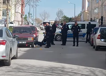 Cezaevi firarisi, eşini öldürmek için gittiği evde polisi görünce kendini vurdu