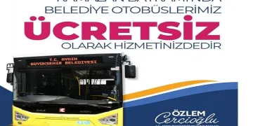 Aydın’da otobüsler bayram boyunca ücretsiz olacak