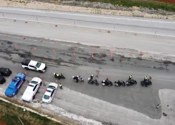 Jandarma ekiplerinden bayram öncesi dronlu denetim