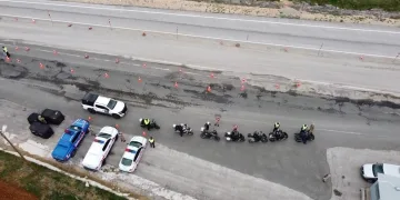 Jandarma ekiplerinden bayram öncesi dronlu denetim