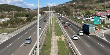 TEM Otoyolu’nun Bolu geçişinde trafik akıcı seyrediyor