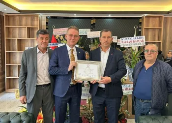 Tavşanlı’nın Balıköy beldesinde devir teslim töreni