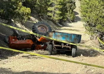 Burdur’da devrilen traktörün altında kalan 1 kişi öldü, 2 kişi yaralandı