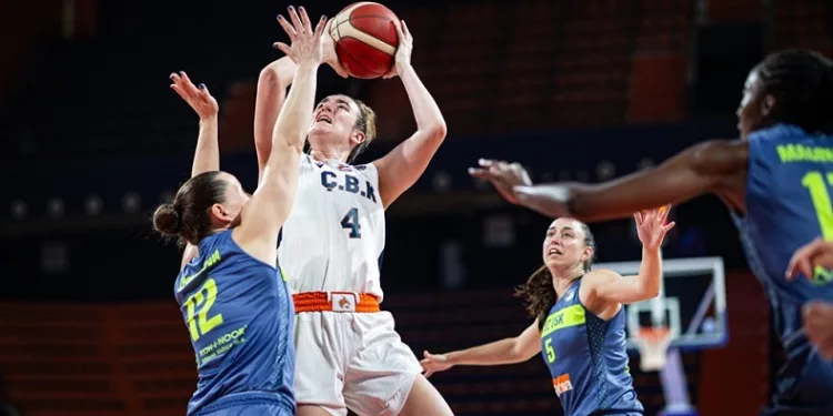 Kadınlar Euroleague: ÇBK Mersin: 67 – USK Praha: 95