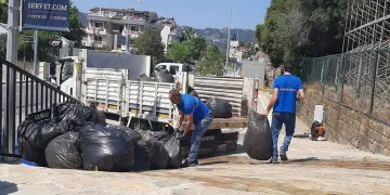 Marmaris’te 9 günde bin 400 ton atık toplandı