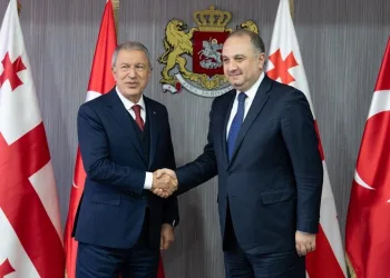 TBMM Milli Savunma Komisyonu Başkanı Hulisi Akar, Gürcistan Savunma Bakanı ile görüştü