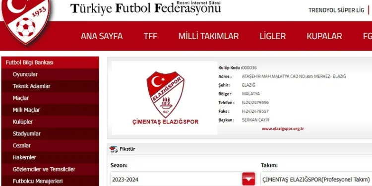 Elazığspor’un ismi değişti