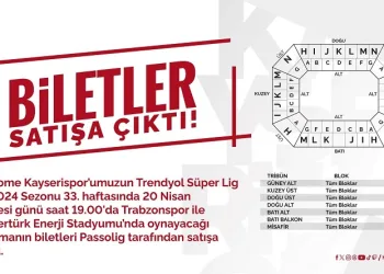 Kayserispor-Trabzonspor maçı bilet fiyatları belli oldu