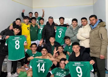 U18 final maçının şampiyonu Şuhut Belediye Hisarspor