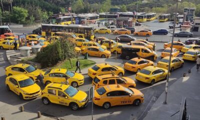 Sarıyer’de taksiciler öldürülen meslektaşları Yaşar Yanıkyürek için eylem yaptı