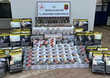 Antalya’da jandarmadan kaçak sigara operasyonu