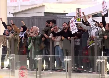 Almanya Cumhurbaşkanı Frank-Walter Steinmeier’e, İstanbul’da “İsrail” protestosu