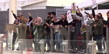 Almanya Cumhurbaşkanı Frank-Walter Steinmeier’e, İstanbul’da “İsrail” protestosu