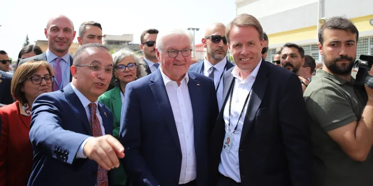 Almanya Cumhurbaşkanı Frank-Walter Steinmeier Gaziantep’te