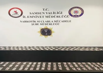 Samsun’da 1833 adet sentetik ecza ele geçirildi