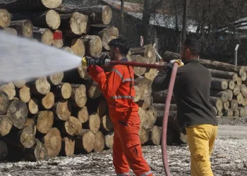 Muhtemel orman yangınlarına yönelik eğitim tatbikatı yapıldı