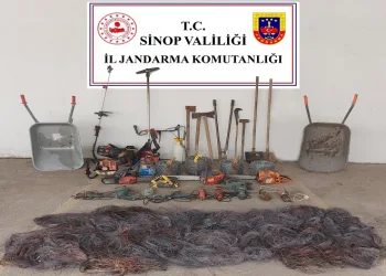 İnşaat malzemesi hırsızlarına suçüstü