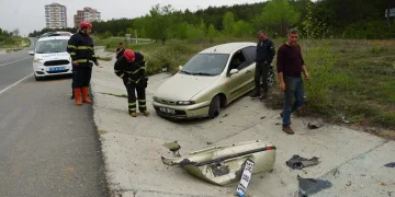 Kastamonu’da trafik kazası: 1 yaralı