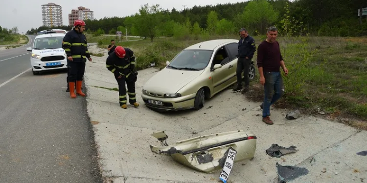 Kastamonu’da trafik kazası: 1 yaralı