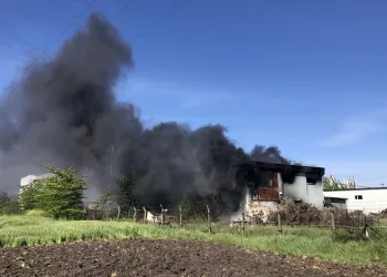 Tekirdağ’da fabrikada korkutan yangın