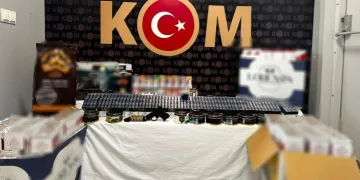 Okul çevresinde yapılan denetimlerde 29 bin 100 adet gümrük kaçağı sigara ele geçirildi