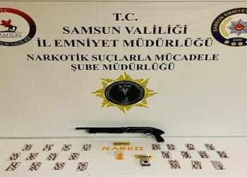 Uyuşturucu haplarla yakalanan şahıs gözaltına alındı