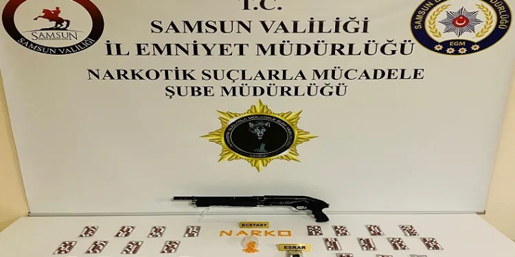 Uyuşturucu haplarla yakalanan şahıs gözaltına alındı