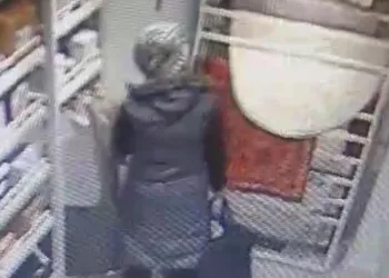Hırsızı çaldığı ürünlerin alarmları ele verdi