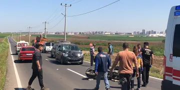 Çorlu’da trafik kazası: 2 yaralı
