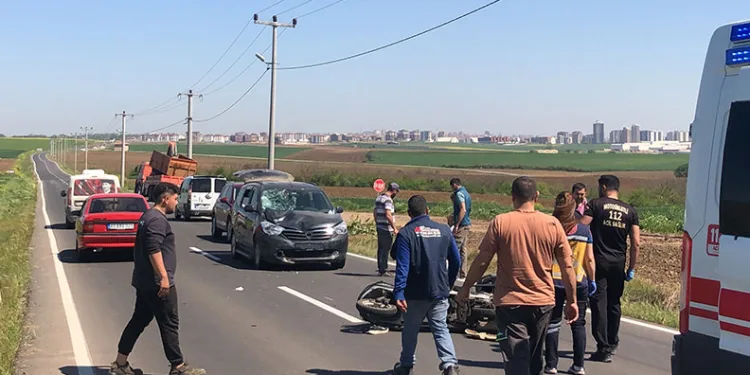 Çorlu’da trafik kazası: 2 yaralı