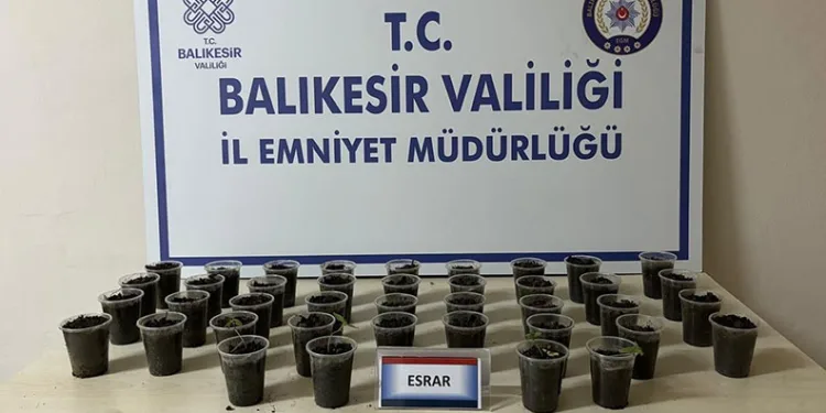Erdek’te uyuşturucu operasyonu