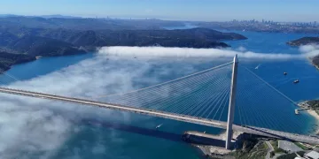 Yavuz Sultan Selim Köprüsü’nde sis